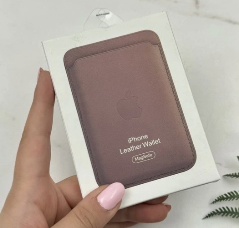 ولت جاکارتی چرمی اورجینال لوگو دار مگ سیف Leather Magsafe Wallet