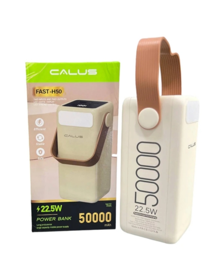 پاوربانک کالوس مدل FAST-H50 ظرفیت ۵۰۰۰۰ میلی آمپر