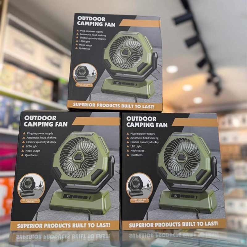 پنکه شارژی کمپینگ مدل Outdoor Camping Fan