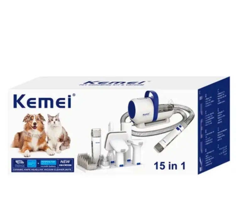 کیت ماشین اصلاح حیوانات کیمی  kemei CW2098 به همراه گارانتی شرکتی